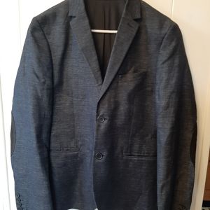 Mens blazer with black elbow patches
